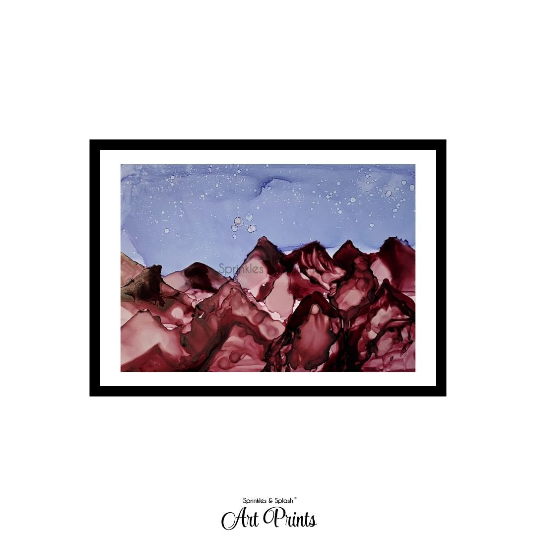 Abstract Mountains : Art Prints