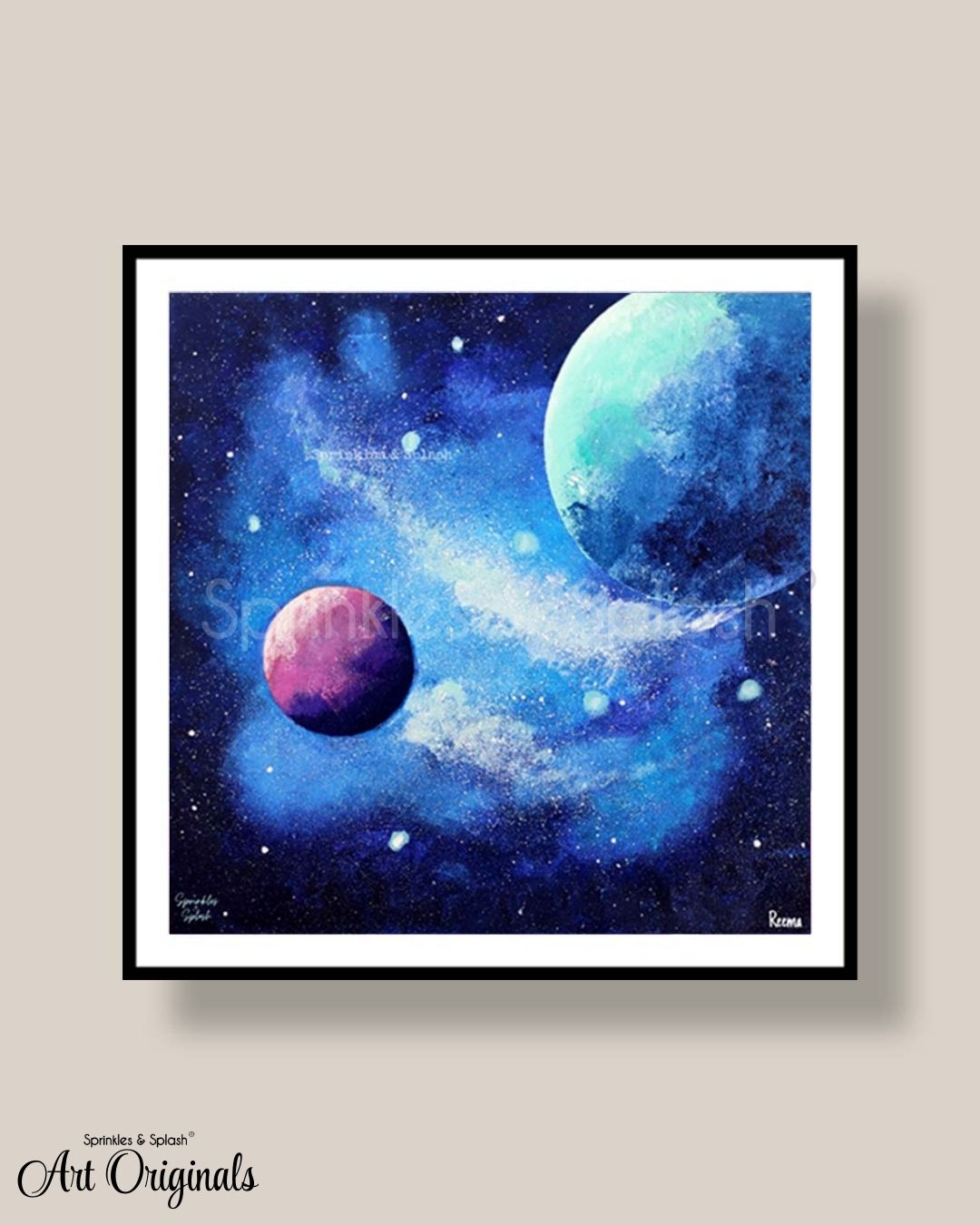 "BLUE WONDERS" | Acrylics on Paper