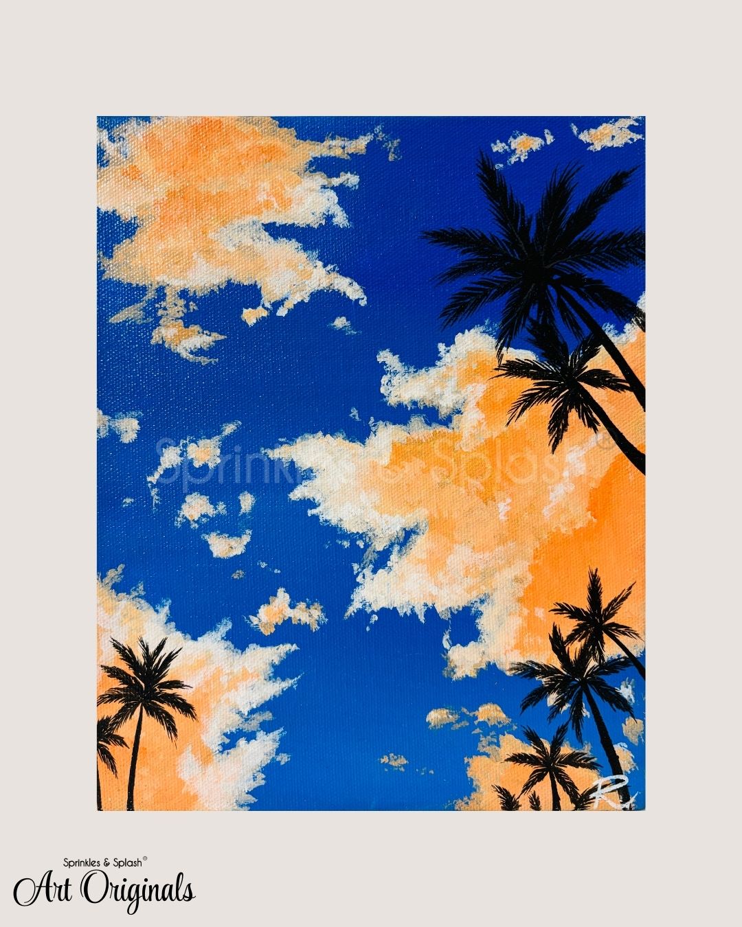 "TROPICAL BLAZE" | Acrylics on Canvas