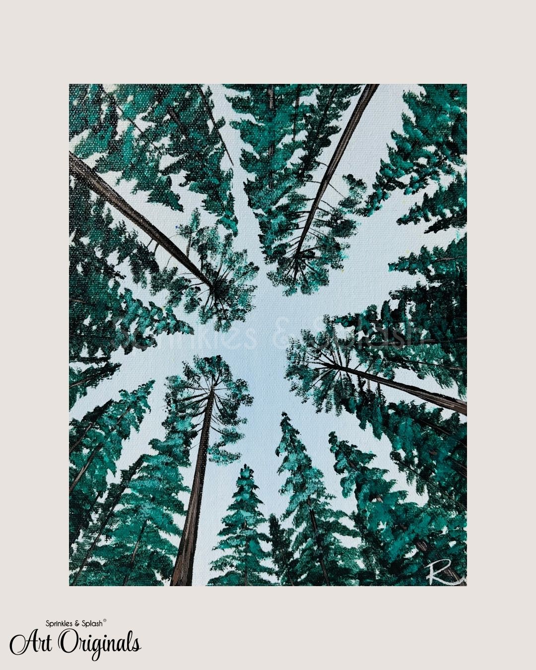 "WOODLAND SKIES" | Acrylics on Canvas