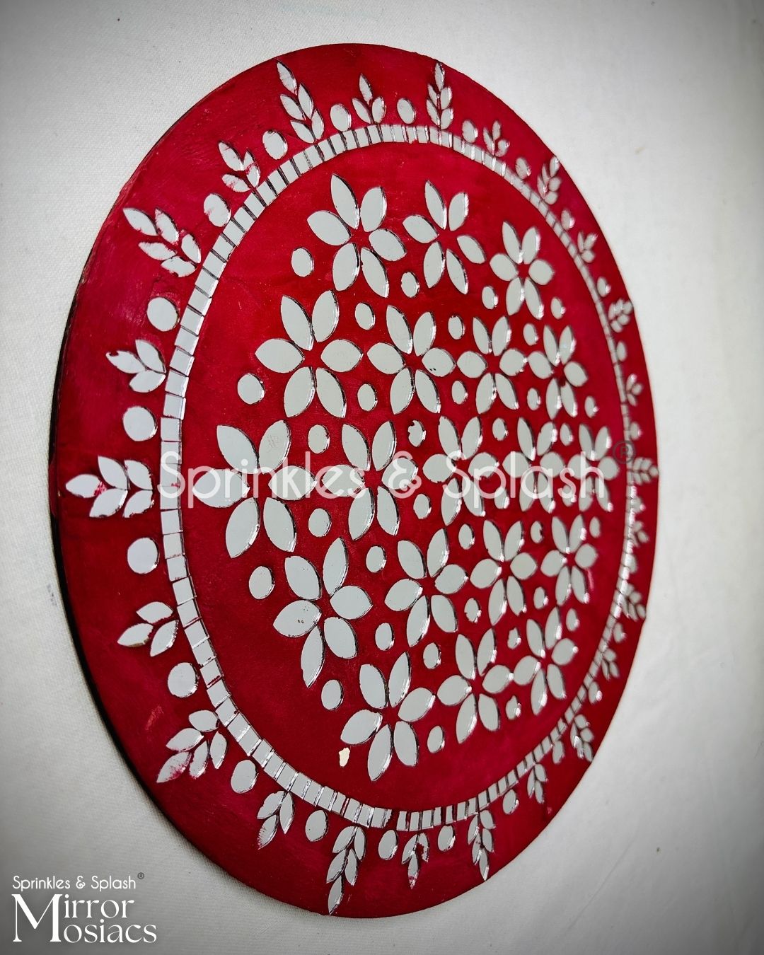 Amber Glow - Mirror Mosaic Art