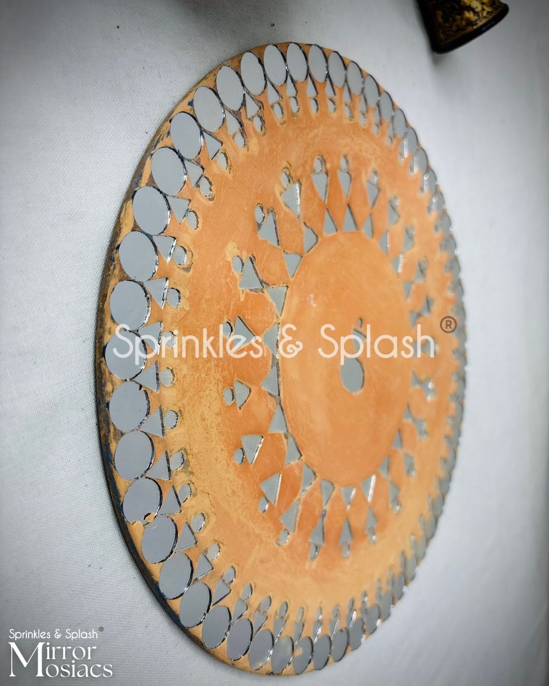 Warli 2 - Mirror Mosaic Art