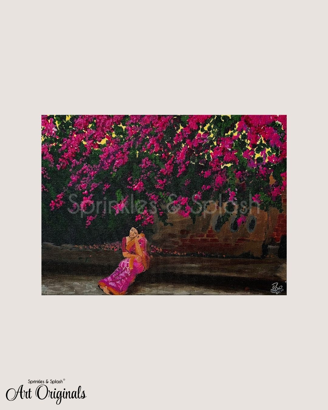 "BLOSSOMS OF PEACE" | Acrylics on Canvas