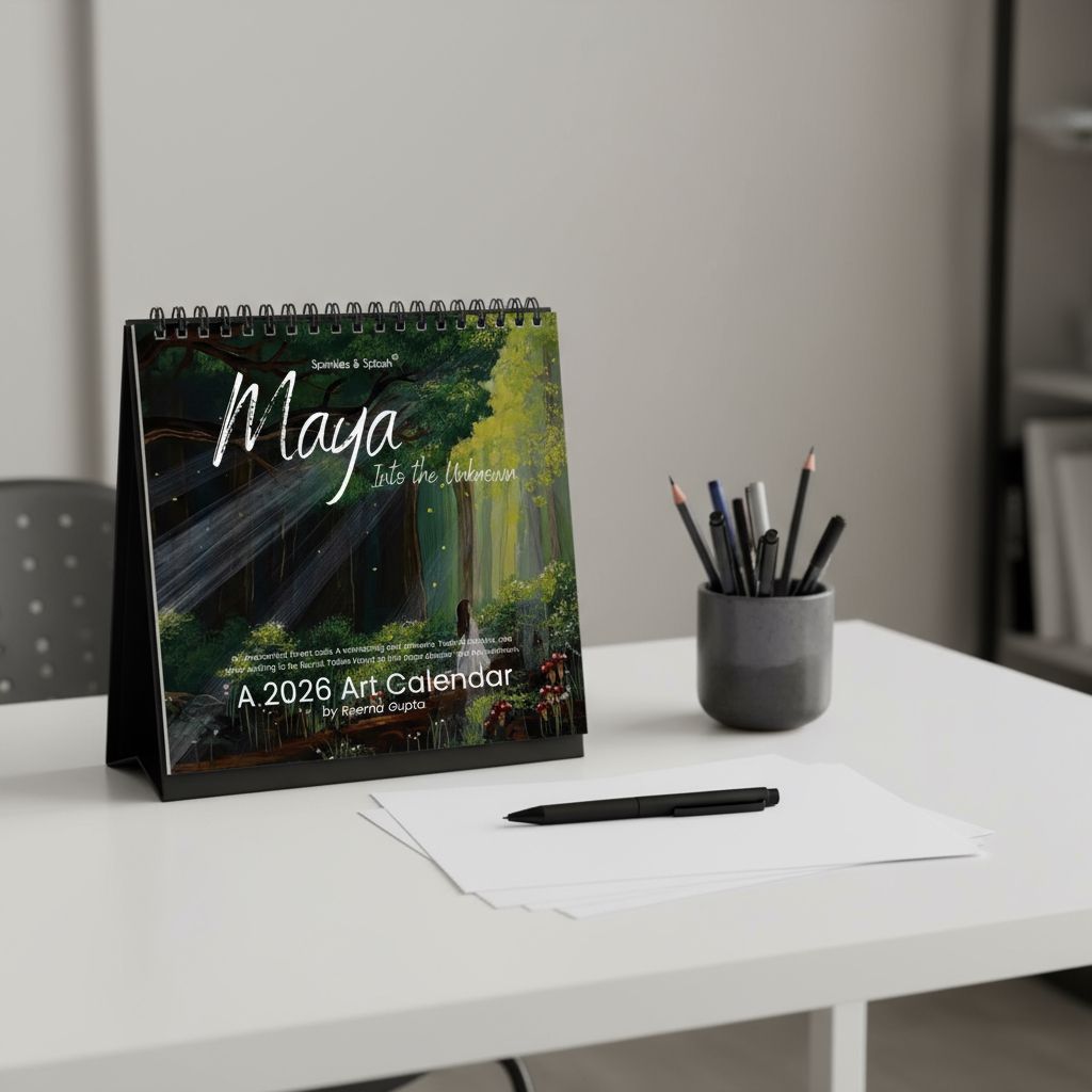 1. Maya- Into the Unknown : A 2026 Art Calendar