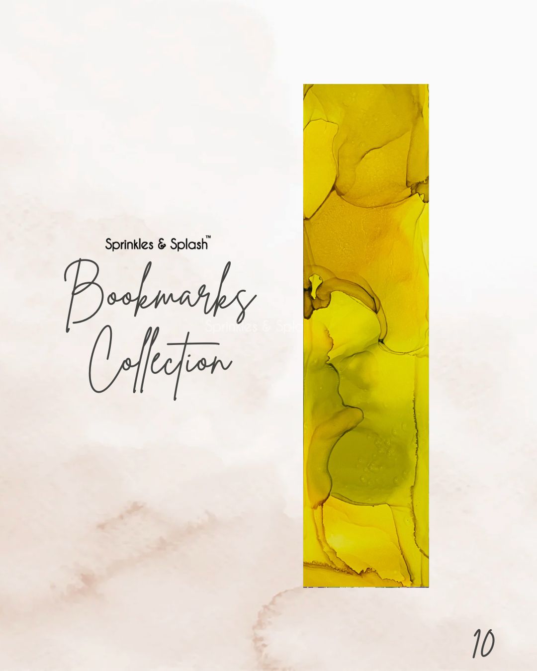Fluid Ink Art Bookmarks - Buy Single units