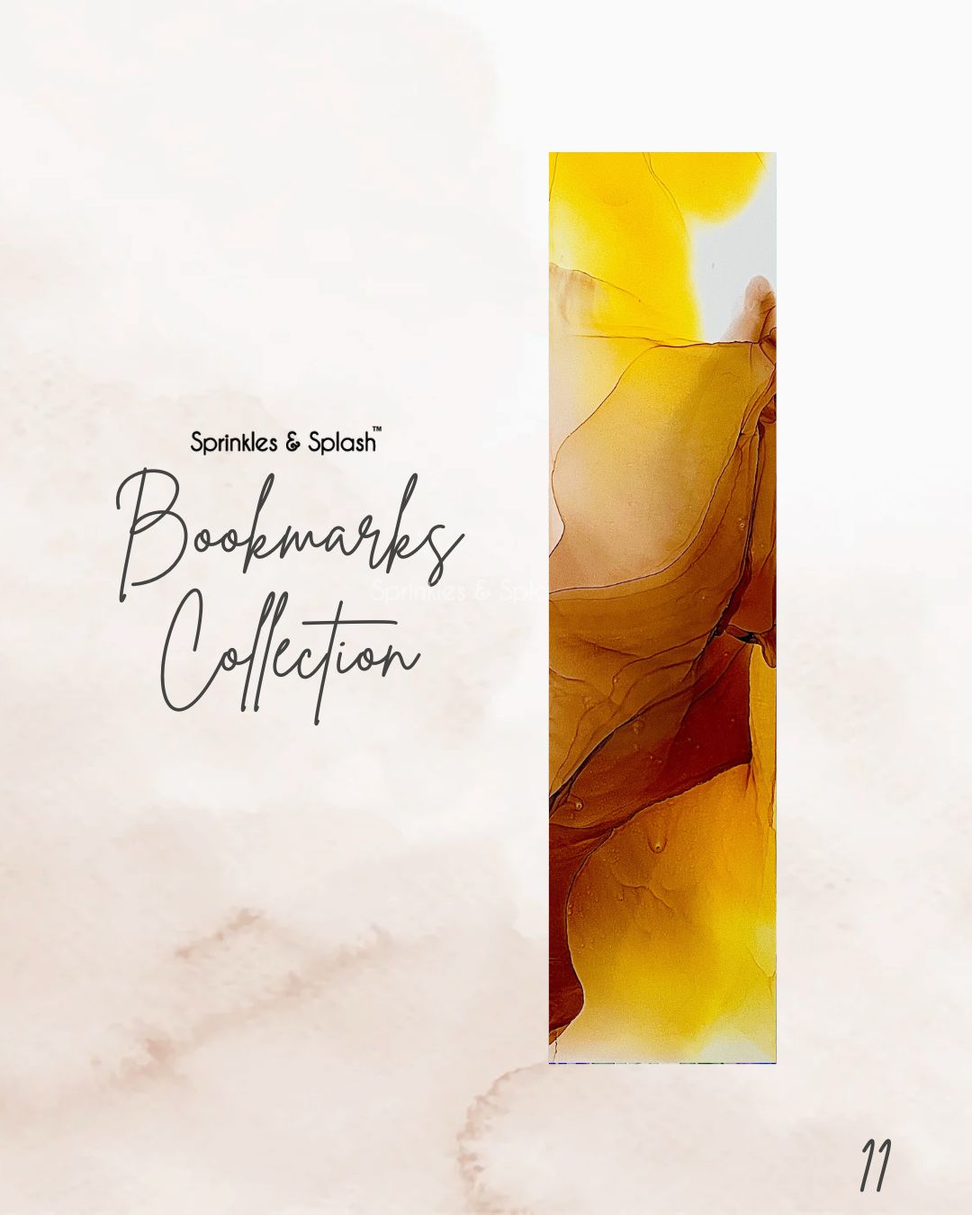 Fluid Ink Art Bookmarks - Buy Single units