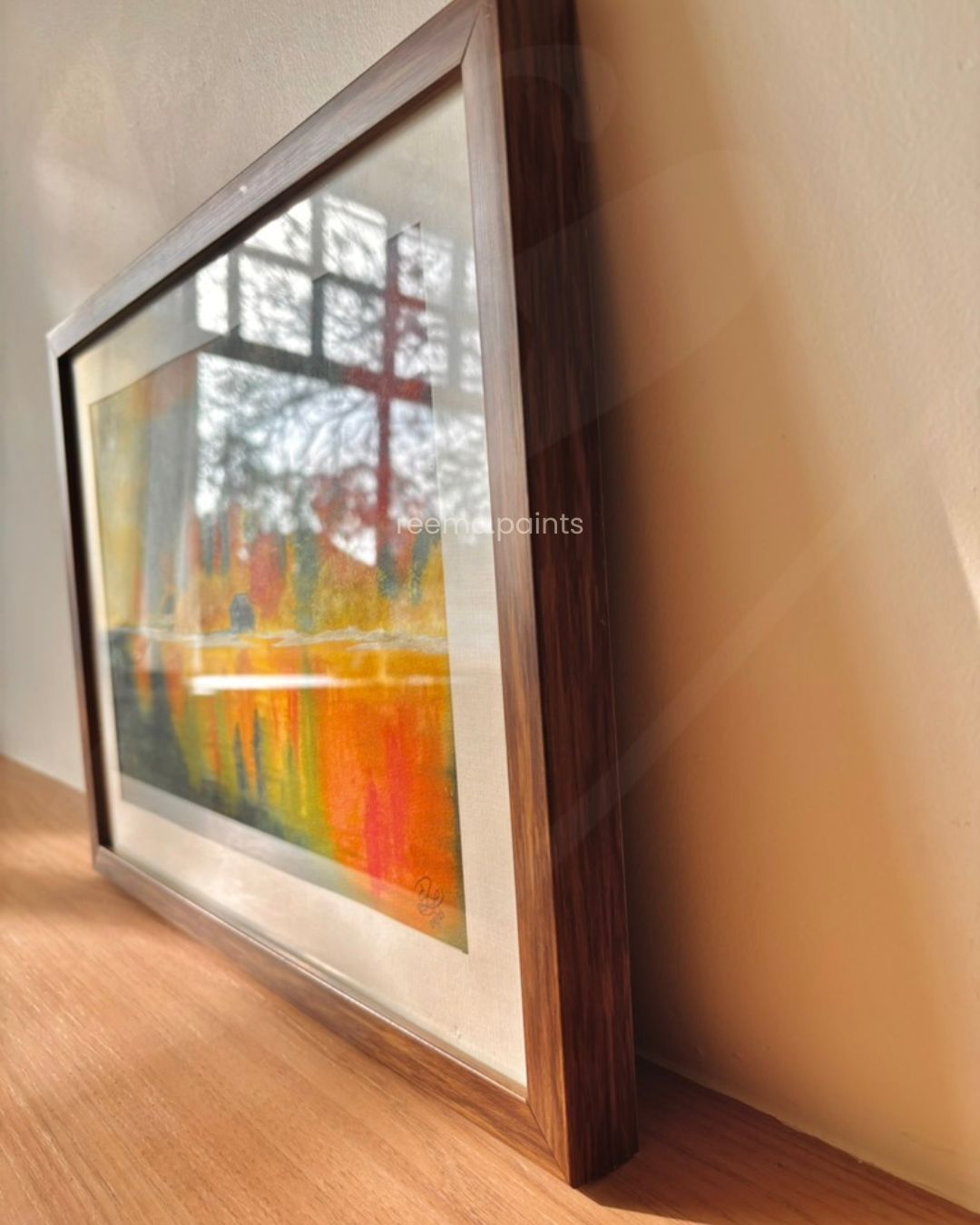 "AUTUMN'S MIRROR" | Watercolour on Cotton Paper