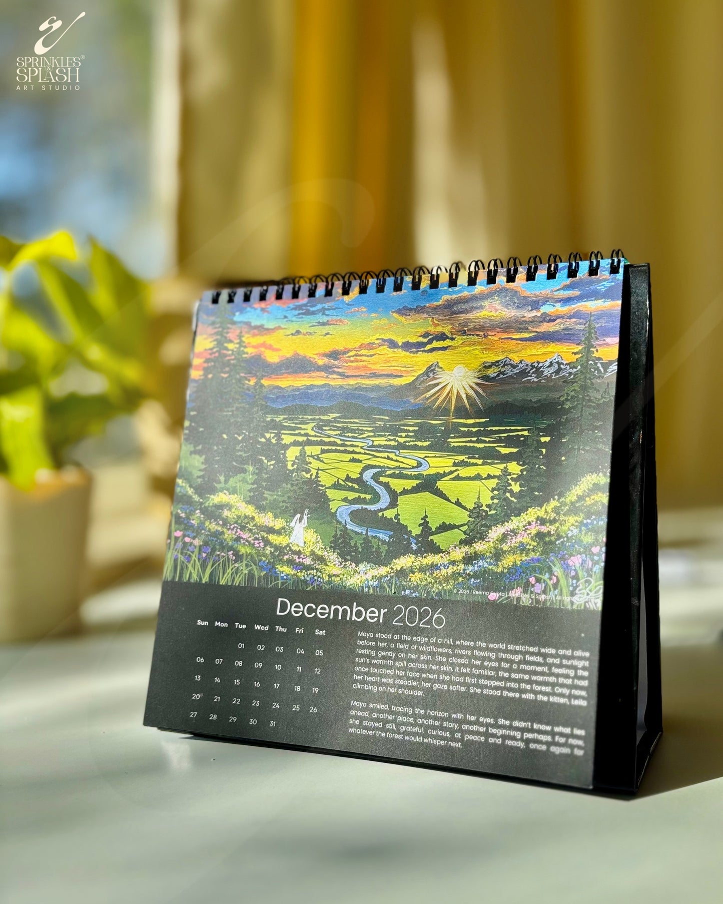 1. Maya- Into the Unknown : A 2026 Art Calendar