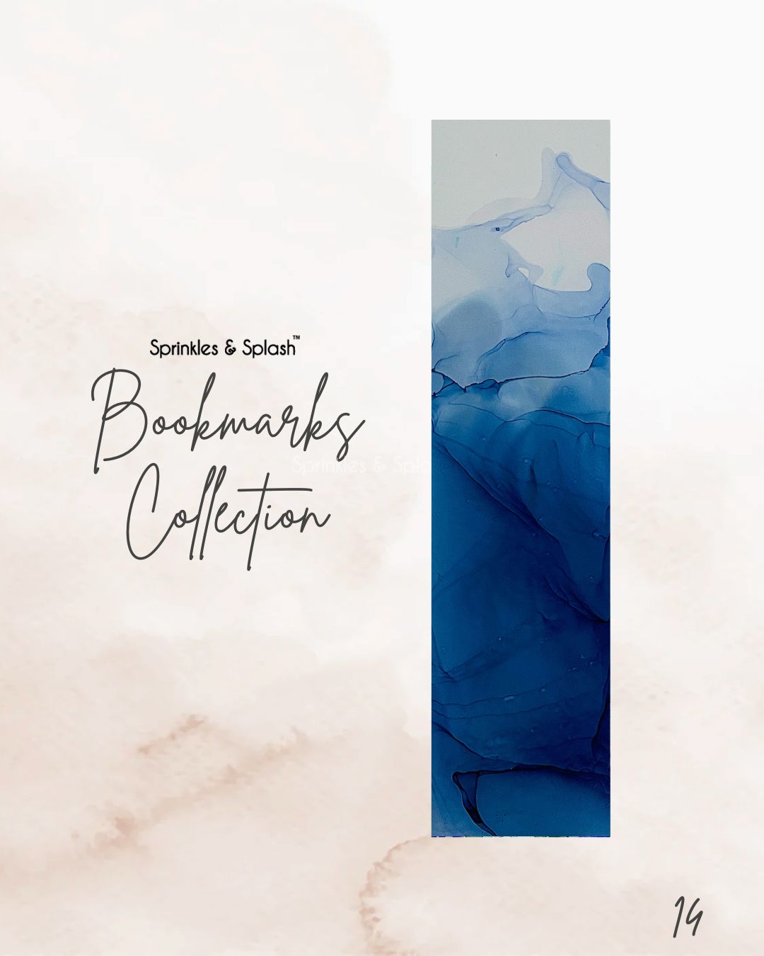 Fluid Ink Art Bookmarks - Buy Single units
