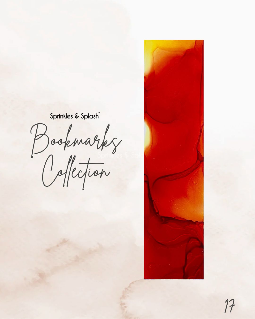 Fluid Ink Art Bookmarks - Buy Single units