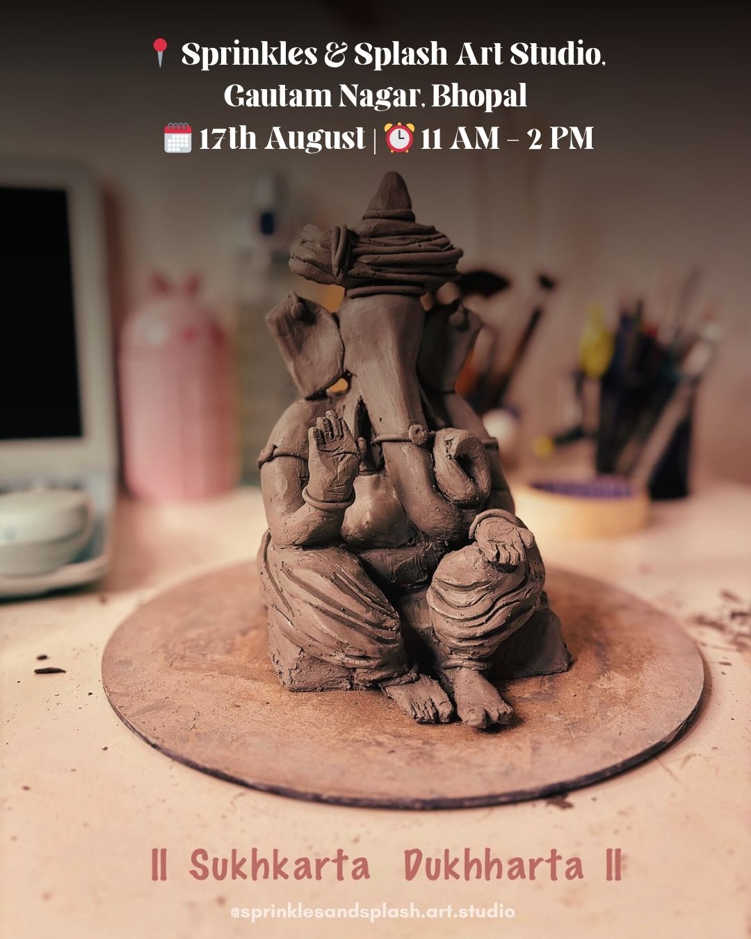 Shadu Mati Ganpati Making Workshop - 17 August 2025 | Bhopal