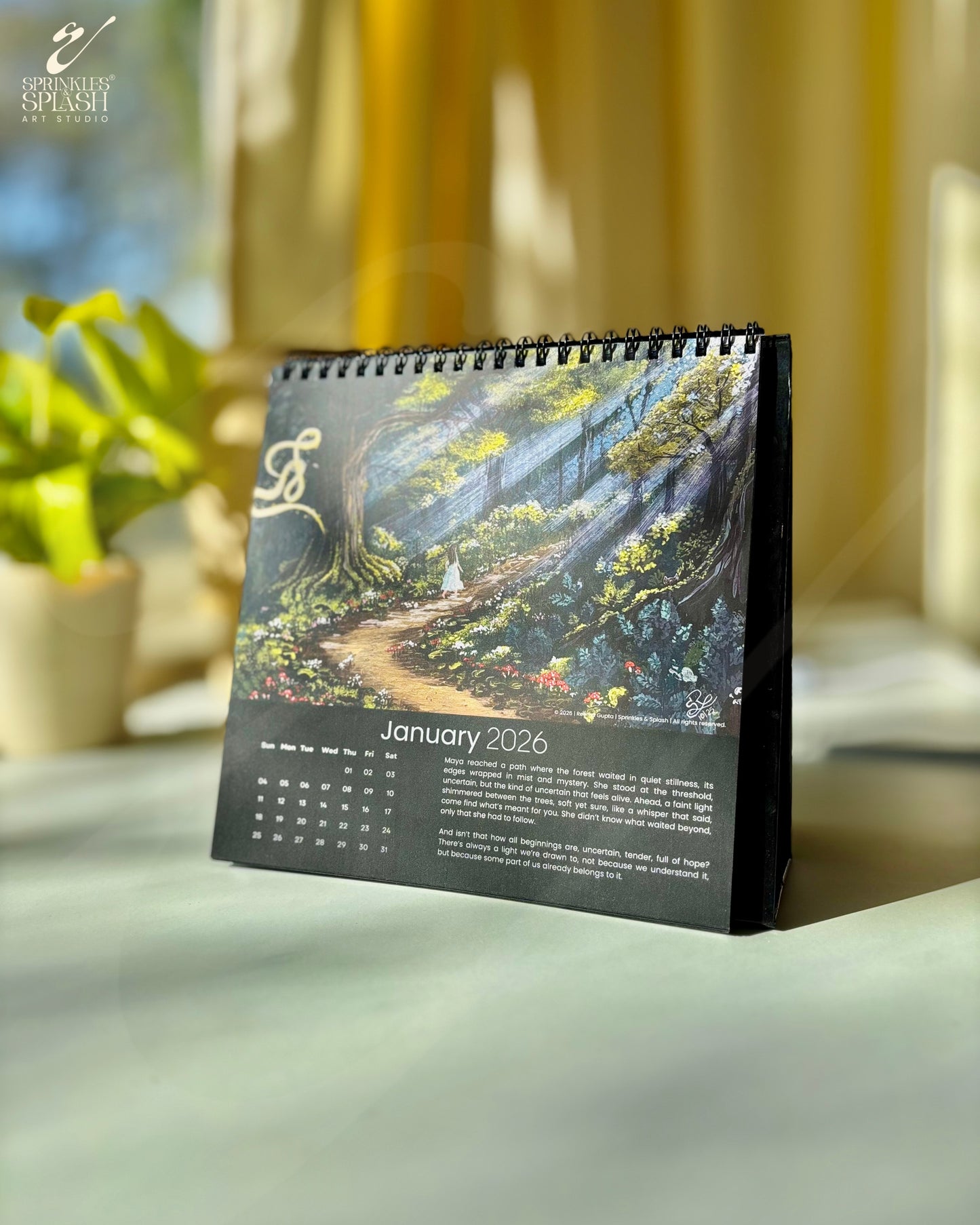 1. Maya- Into the Unknown : A 2026 Art Calendar