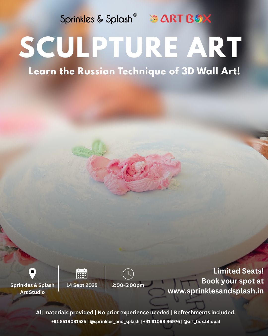 Russian Sculpture Art Workshop : 21st Sept 2025 | Bhopal