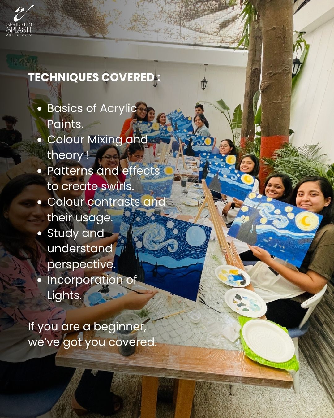 Starry Night Painting Workshop | Bhopal