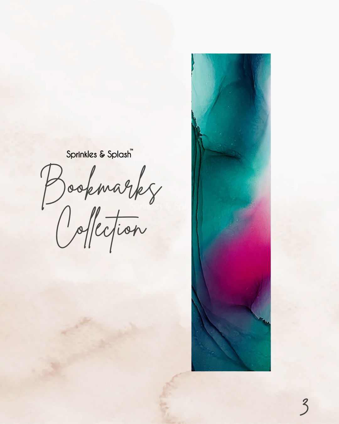 Fluid Ink Art Bookmarks - Buy Single units