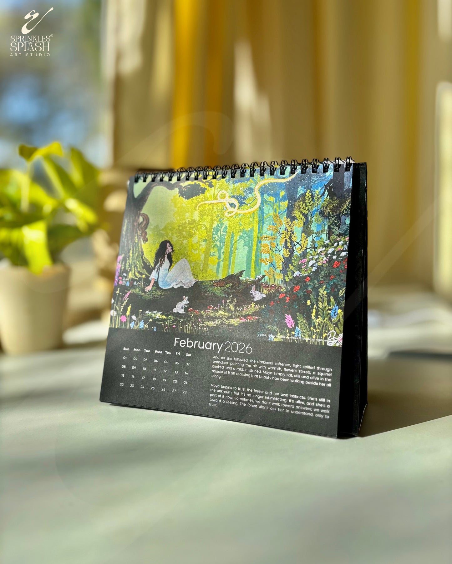 1. Maya- Into the Unknown : A 2026 Art Calendar