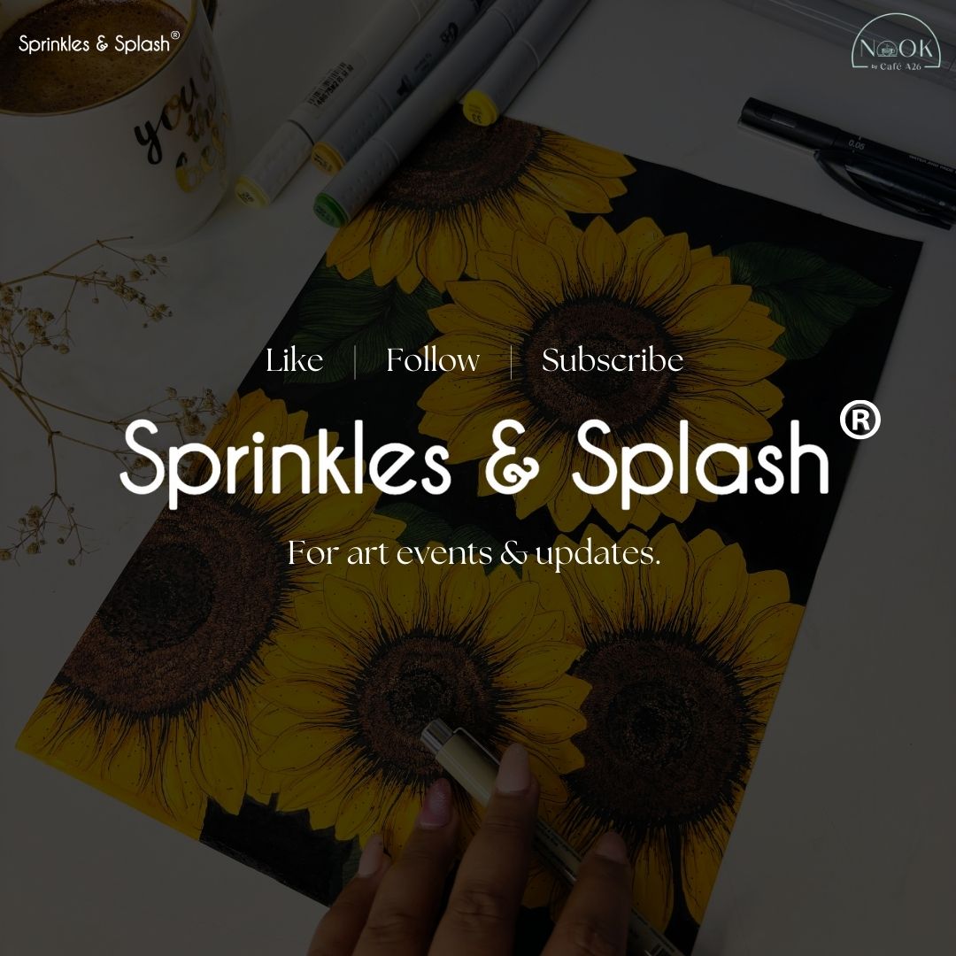 Mindful Sketching Workshop Sunflower Edition : 5 January 2025 | Pune