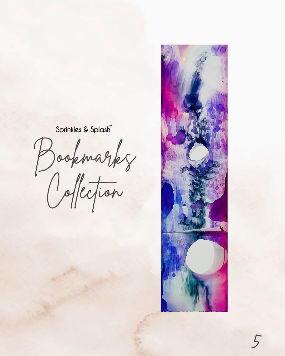 Fluid Ink Art Bookmarks - Buy Single units