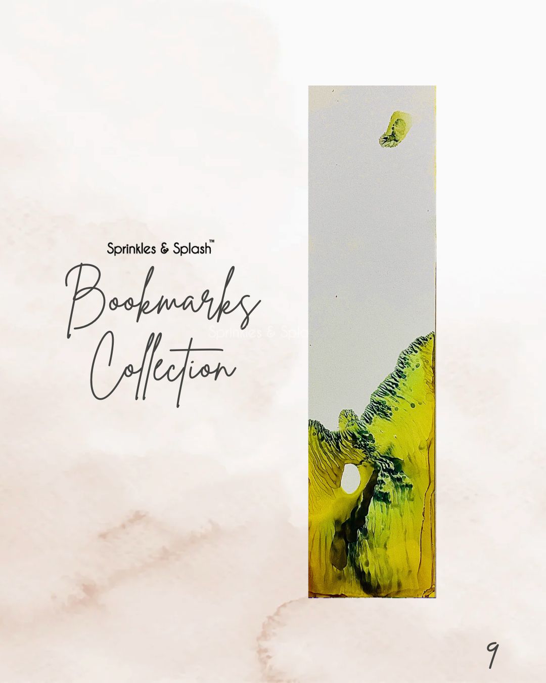 Fluid Ink Art Bookmarks - Buy Single units