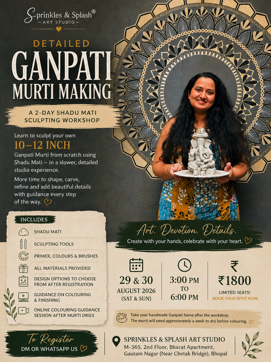 1. DETAILED GANPATI MURTI MAKING