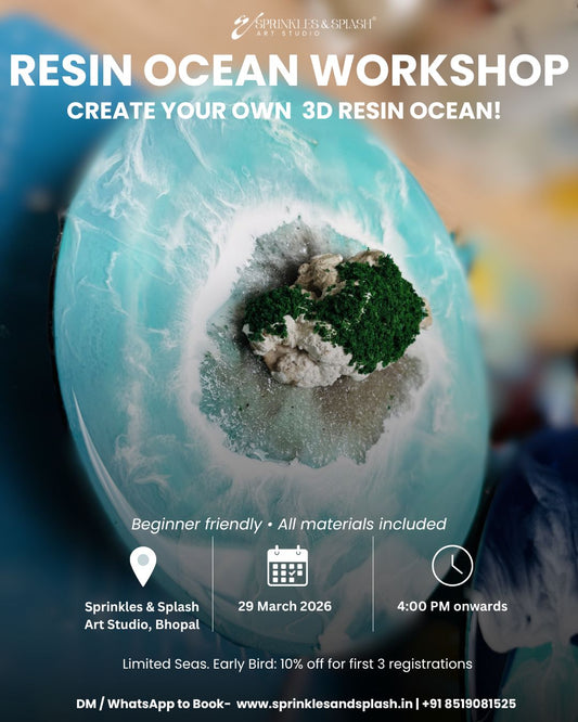 Resin Ocean Workshop : 29 March 2026 | Bhopal