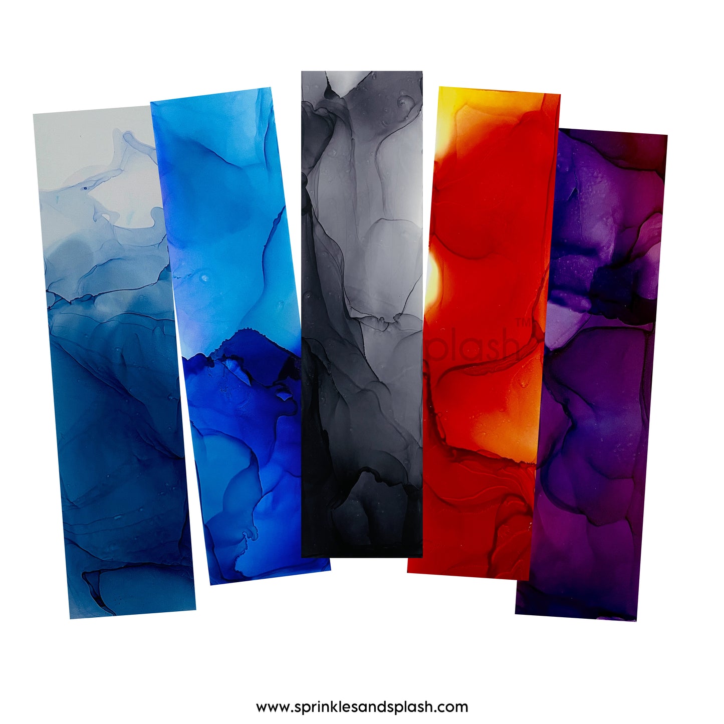 Fluid Ink Art Bookmarks - Buy Single units